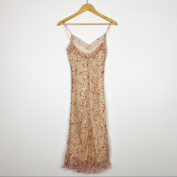 Vince Vintage Floral Maxi Slip Dress Size 2 - Picture 6 of 7